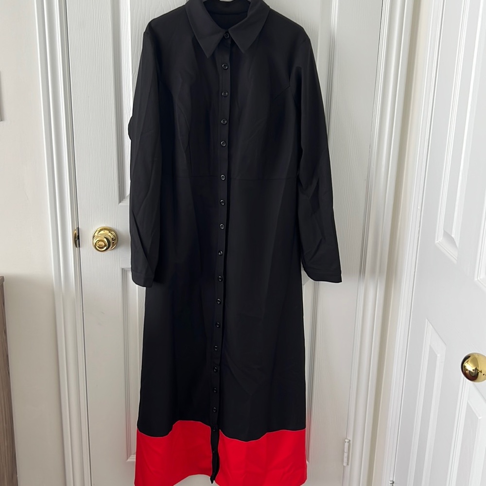Annah Hariri long sleeves Maxi Dress US 10 only worn once